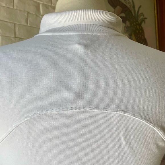 Lululemon Short-Sleeve Polo Dress in White Tennis Prep Golf Pickleball Size 4 - Picture 12 of 14